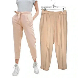 NWOT Asos tie waist tapered casual ankle pants